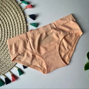 Victoria's Secret Bare Seamless Logo Hiphugger Panty Orange XS NEW